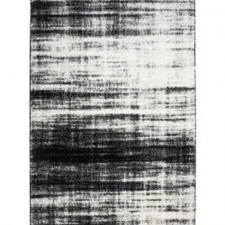 Високоворсний килим Shaggy Fiber 1295A Black-Dark Grey  - Висока якість за найкращою ціною в Україні